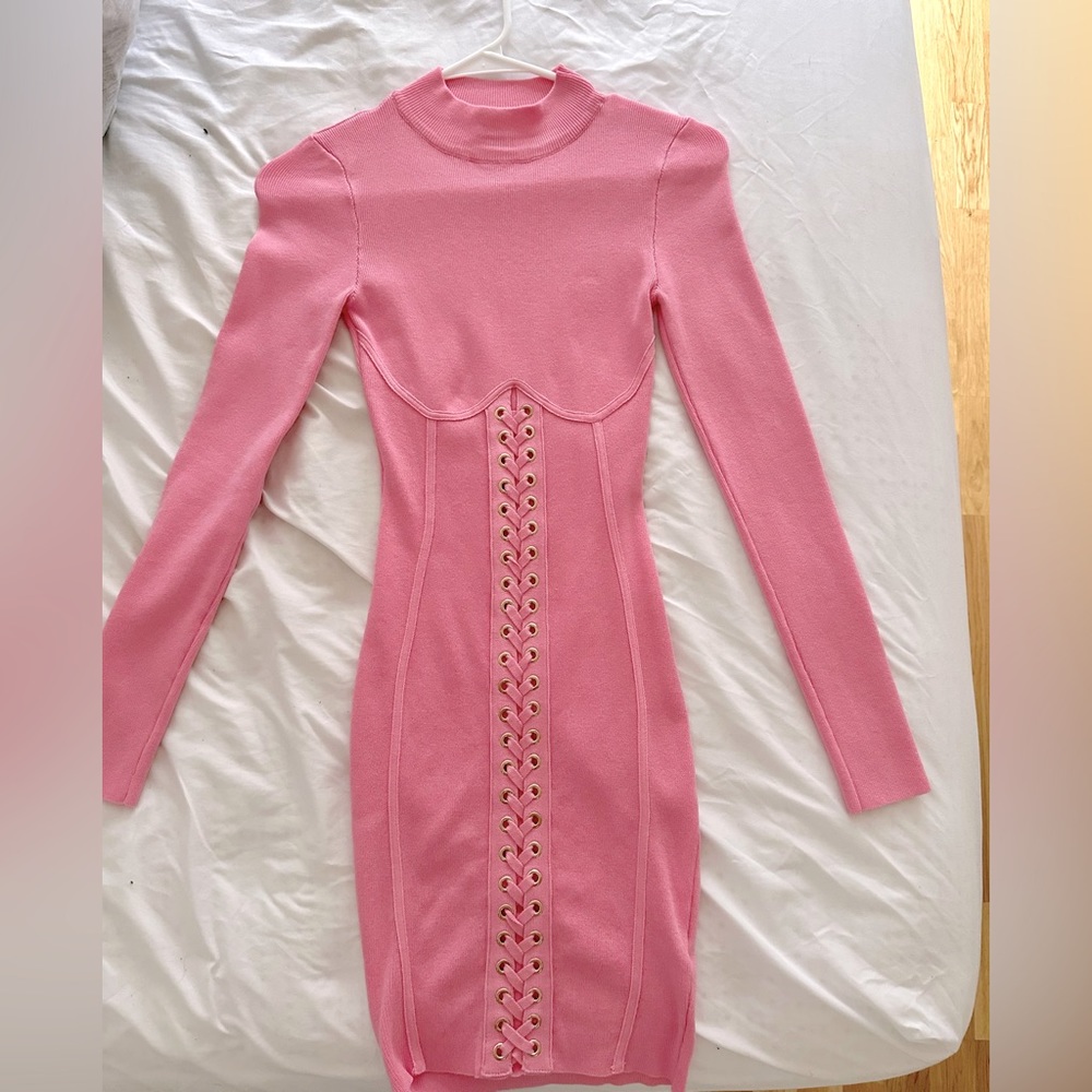 Pink Midi Dress